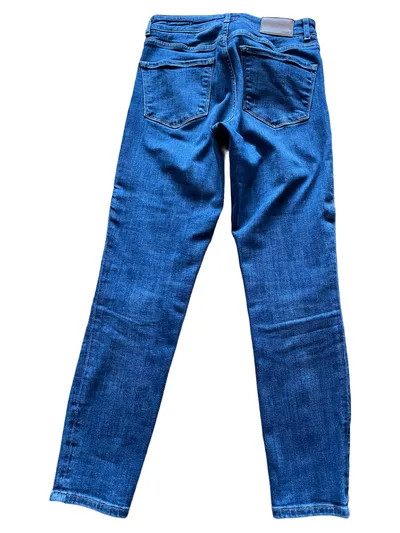 OPUS Jeans Damen Tapered Fit Größe 34 Blau Casual