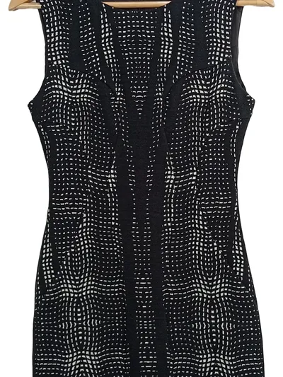 Diane von Furstenberg Elegantes Etuikleid Gr. 38/M Schwarz Business