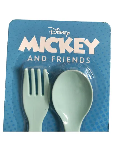 Disney Kinderbesteck Set 2tlg Löffel Gabel Kunststoff Blau