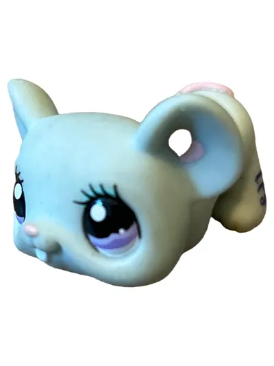 LITTLEST PET SHOP Maus Figur LPS Blau Tierfigur Spielzeug Sammler