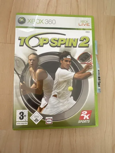 2K Sports Top Spin 2 Xbox 360 Tennis Spiel Federer PAL