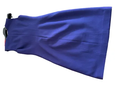 Diane von Furstenberg Businesskleid Damen Gr. 38/M Blau Elegant Ärmellos