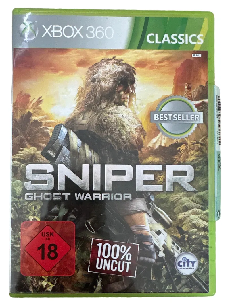 City Interactive Sniper Ghost Warrior Xbox 360 Shooter Uncut FSK 18 1
