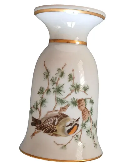 Franklin de Paris Eierbecher Porzellan Vogel Motiv Klassisch Weiß 13cm