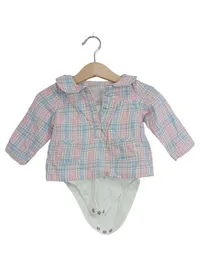 EARLY DAYS Baby Mädchen Body Hemd kariert Mehrfarbig Gr. 3-6 Monate 1