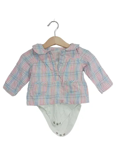 EARLY DAYS Baby Mädchen Body Hemd kariert Mehrfarbig Gr. 3-6 Monate