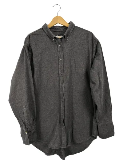 CLOSED Herren Freizeithemd XL Grau Casual Baumwolle Langarm