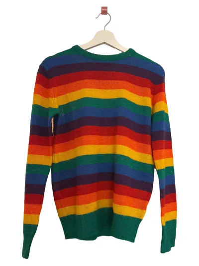Lazy Oaf Damen Pullover Gestreift Mehrfarbig Gr. 34/XS Freizeit