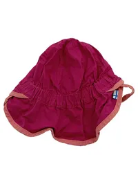 Finkid Kinder Sonnenhut Mütze Pink Baumwolle Nackenschutz Sommer 1