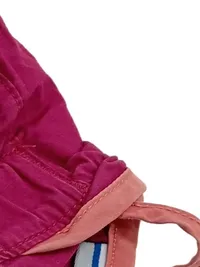 Finkid Kinder Sonnenhut Mütze Pink Baumwolle Nackenschutz Sommer 4