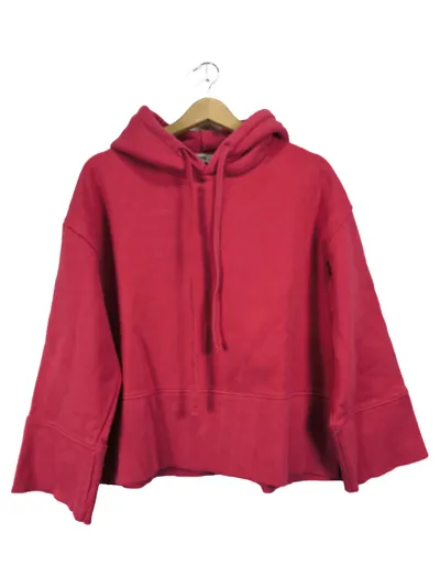 CLOSED Damen Hoodie Kapuzenpullover Gr. 40/L Rot Casual Baumwolle
