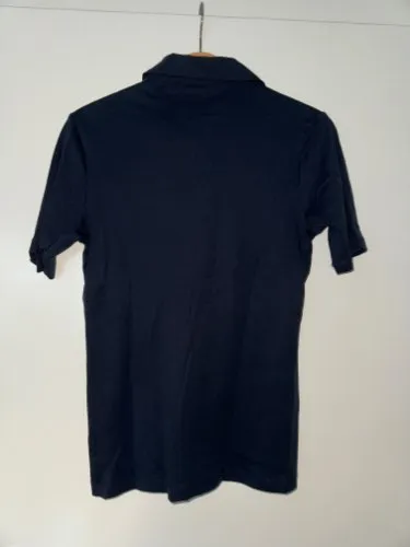 ADAGIO Damen Poloshirt Gr. 40 Blau Kurzarm Casual