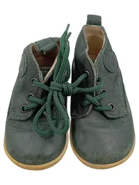 Falcotto Lauflernschuhe Gr. 18 Leder grün Baby Schnürschuhe 1