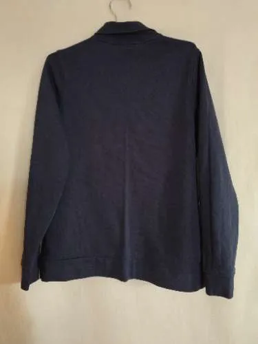 Promodoro Sweatjacke Damen Gr. L Blau Hotel Vivendi Stehkragen Baumwolle
