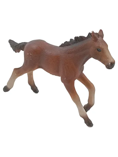 Schleich Fohlen Brauner Hengst Pferd Spielfigur Bauernhof Farm World