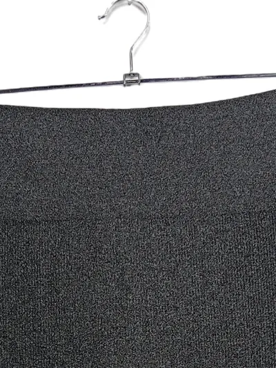 Sarlini Damen Leggings LxL Grau Rippstrick Komfortabel