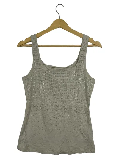 Northland Professional Damen Top Strass Beige Gr. 38/40 Glamourös