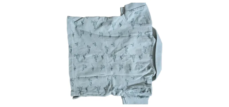 DOPO DOPO Kinder Poloshirt Gr. 92 Grün Tiermotiv Kurzarm 2