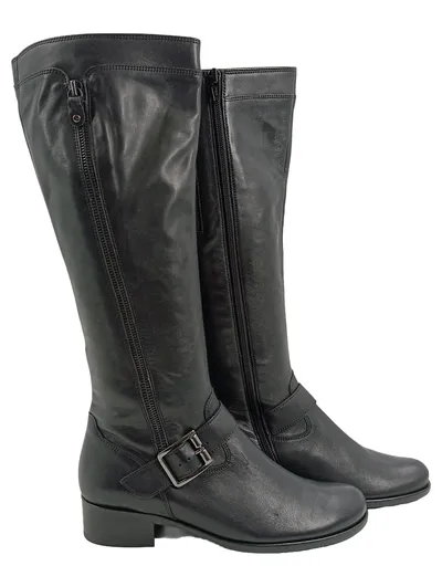 Gabor Damen Stiefel UK 4.5 / EU 37.5 Schwarz Leder Klassisch