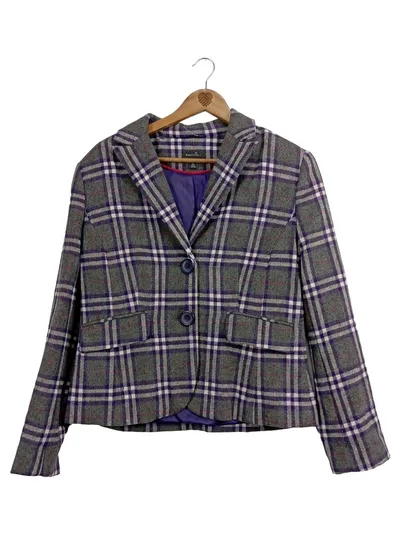 Mariposa Damen Blazer kariert Gr. 42;XL Business Grau
