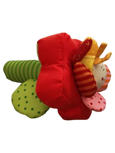HABA Raupe Stofftier Baby Kuscheltier Blume Gestreift Punkte 17cm