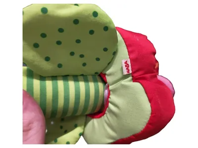 HABA Raupe Stofftier Baby Kuscheltier Blume Gestreift Punkte 17cm
