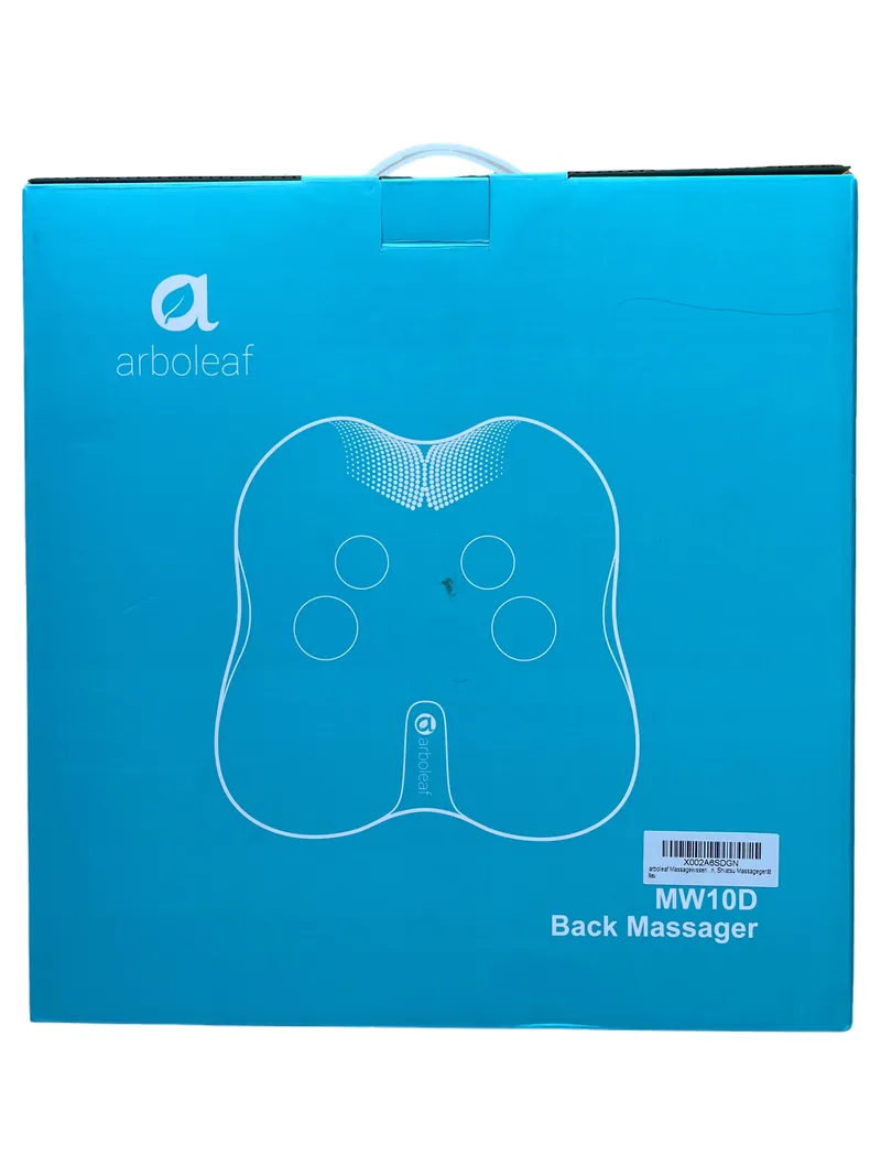 ARBOLEAF MW10D Rücken Massage Gerät Shiatsu mit Heizfunktion Blau 1