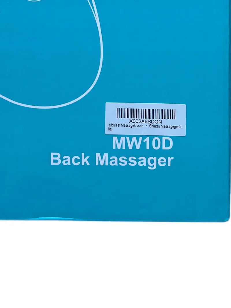 ARBOLEAF MW10D Rücken Massage Gerät Shiatsu mit Heizfunktion Blau 3