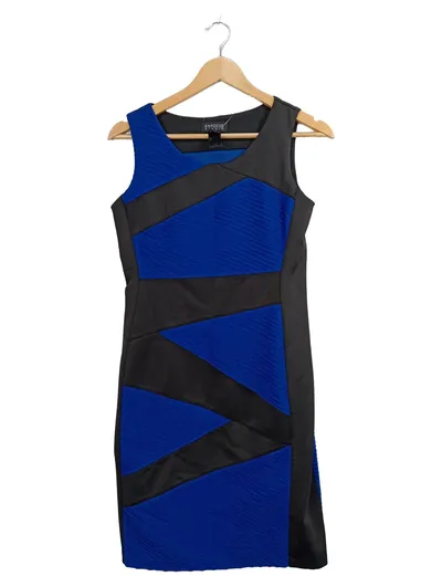 EN FOCUS STUDIO Damen Cocktailkleid Gr. 38 Mehrfarbig Elegant