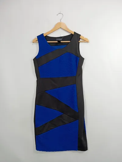 EN FOCUS STUDIO Damen Cocktailkleid Gr. 38 Mehrfarbig Elegant