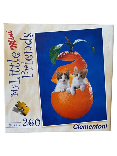 Clementoni My Little Friends Mini Puzzle 260 Teile Kätzchen Orange