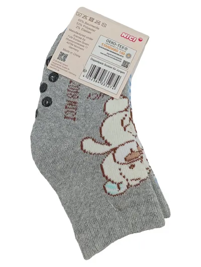 NICI My First Nici Babysocken Doppelpack Gr. 62/68 Blau Bär Motiv