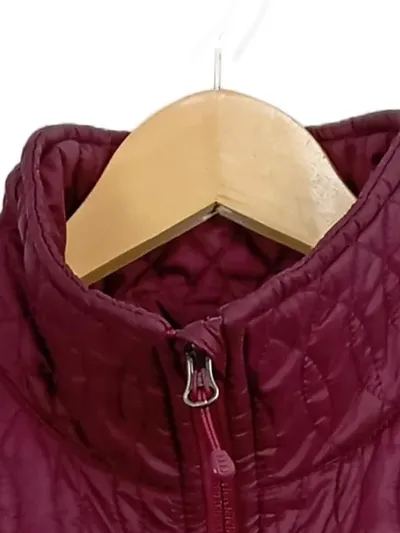 LANDS' END Steppjacke Damen Gr. 42 Lila Praktisch Outdoor Jacke