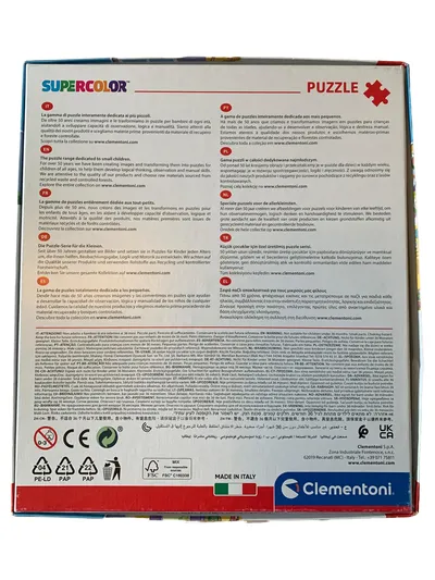 Clementoni Peppa Pig Supercolor Puzzle 2x20 Teile ab 3 Jahre 27x19cm