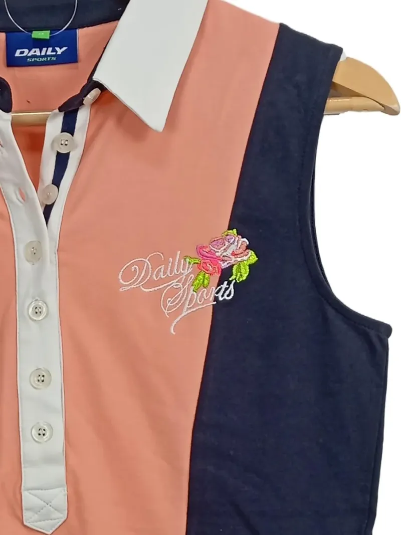 Daily Sports Damen Poloshirt Ärmellos Gr. 38/M Mehrfarbig Sportlich 3