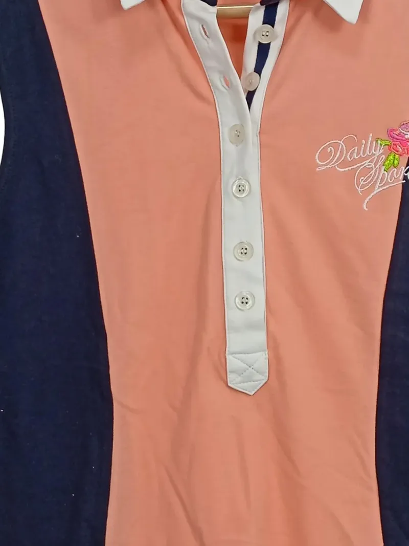 Daily Sports Damen Poloshirt Ärmellos Gr. 38/M Mehrfarbig Sportlich 4
