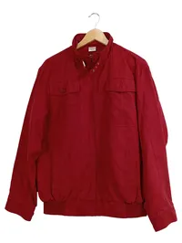 Babista Herren Sweatjacke Rot Gr. 48/M Casual Baumwolle Reißverschluss 1