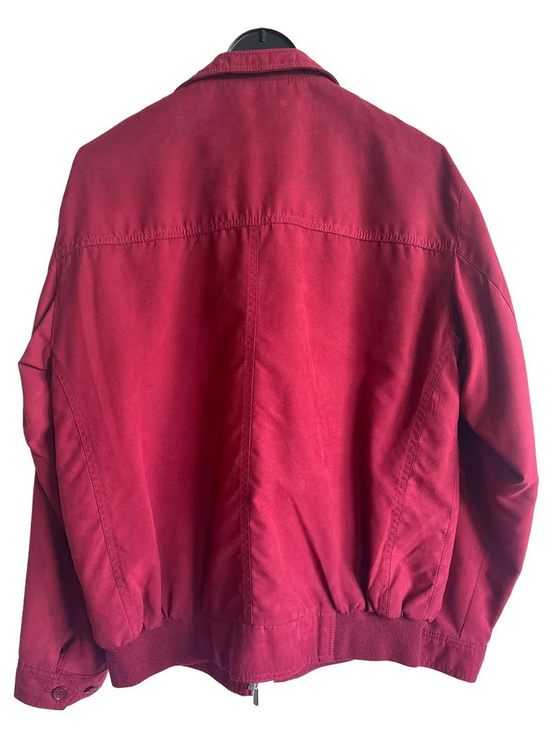 Babista Herren Sweatjacke Rot Gr. 48/M Casual Baumwolle Reißverschluss 2