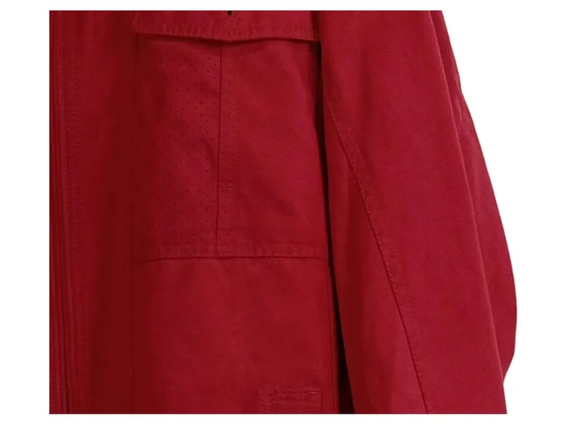 Babista Herren Sweatjacke Rot Gr. 48/M Casual Baumwolle Reißverschluss 4