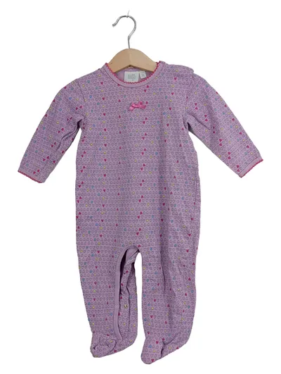 Feetje Mädchen Schlafanzug Gr. 74 Lila Baumwolle Baby Frühjahr Sommer