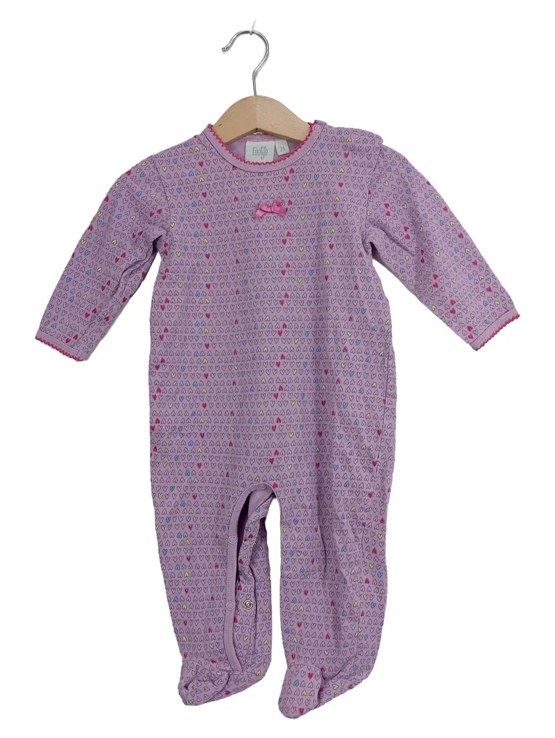 Feetje Mädchen Schlafanzug Gr. 74 Lila Baumwolle Baby Frühjahr Sommer 1