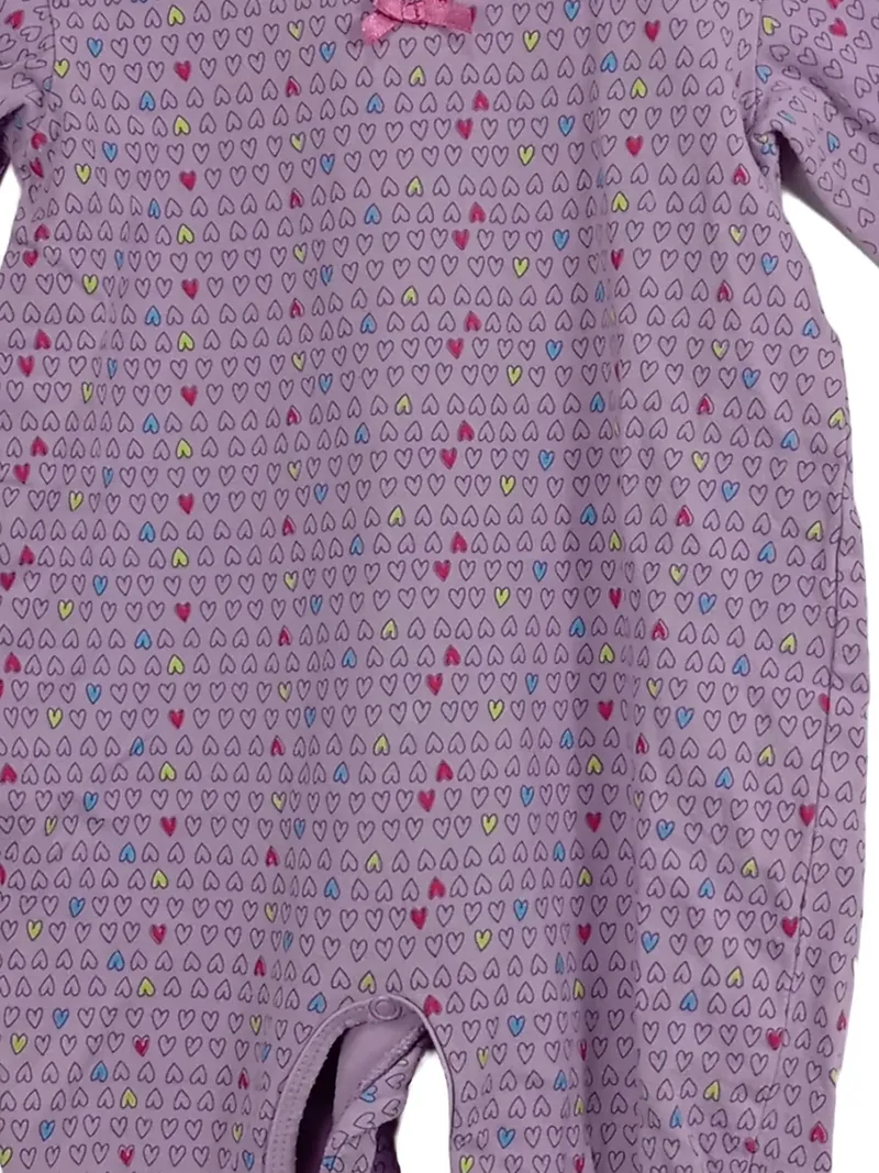 Feetje Mädchen Schlafanzug Gr. 74 Lila Baumwolle Baby Frühjahr Sommer 2