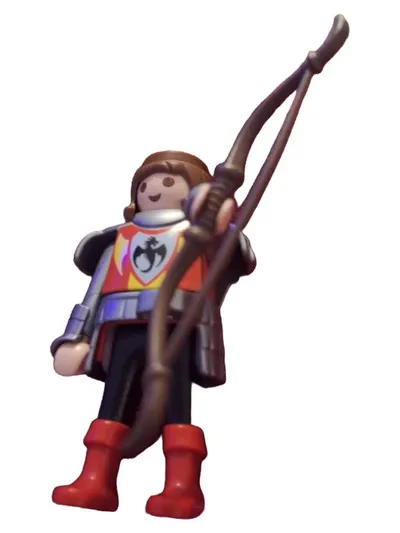 Playmobil Ritter mit Bogen Figur Krieger Mittelalter ab 4 Jahre