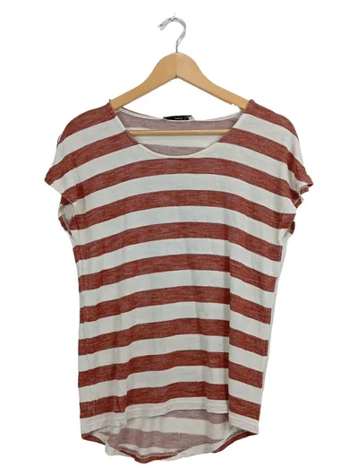 Pigalle Damen T-Shirt gestreift Rot Gr. 34/XS Casual