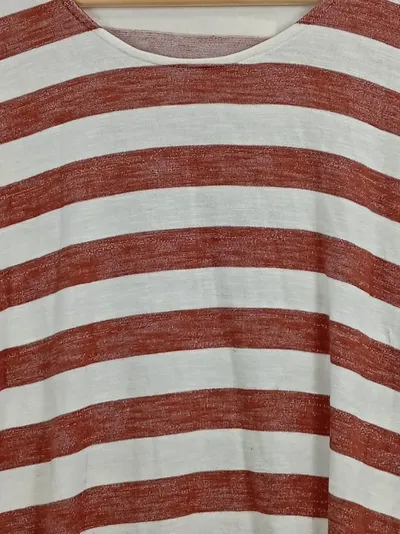 Pigalle Damen T-Shirt gestreift Rot Gr. 34/XS Casual