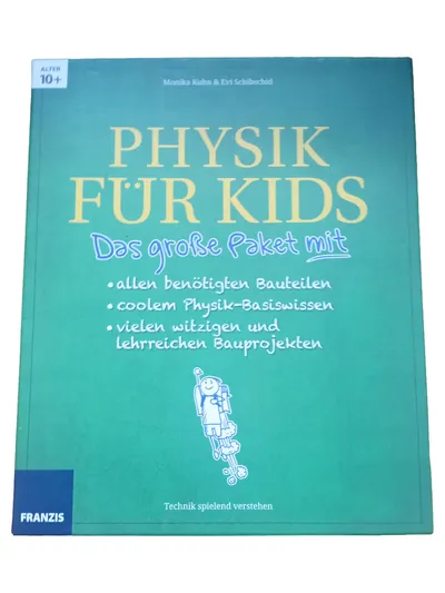 Franzis Experimentierkasten Physik für Kinder ab 10 Jahre Türkis