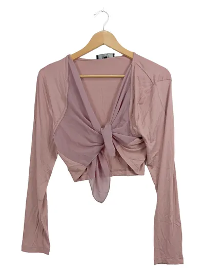 Aniston SELECTED Damen Strickjacke Rosa Gr. 42/XL Feminin