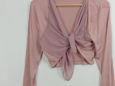 Aniston SELECTED Damen Strickjacke Rosa Gr. 42/XL Feminin