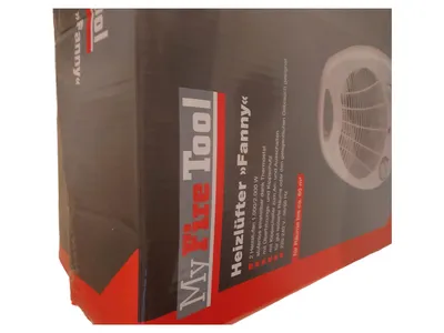 MyFireTool Heizlüfter Fanny FH03-2 2000W Thermostat Überhitzungsschutz Weiß
