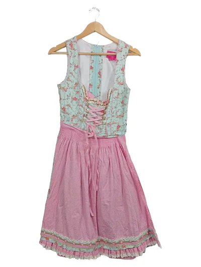 Krüger Madl Dirndl Trachtenkleid Damen 36/S Mehrfarbig Blumenmuster